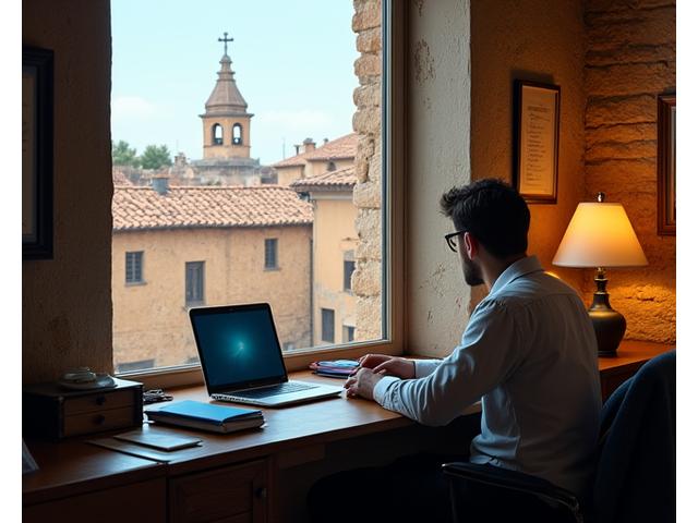 Foto della prima sede di Alba Nuova a Roma nel 2019