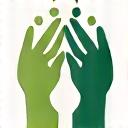 Icona di mani che si uniscono per supporto community